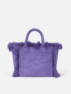 MC2 Saint Barth Colette Purple Terry Soft Handbag