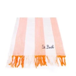 MC2 Saint Barth Fouta Lightweight With Orange Striped -Chic Carry Deals Store IMG 0018