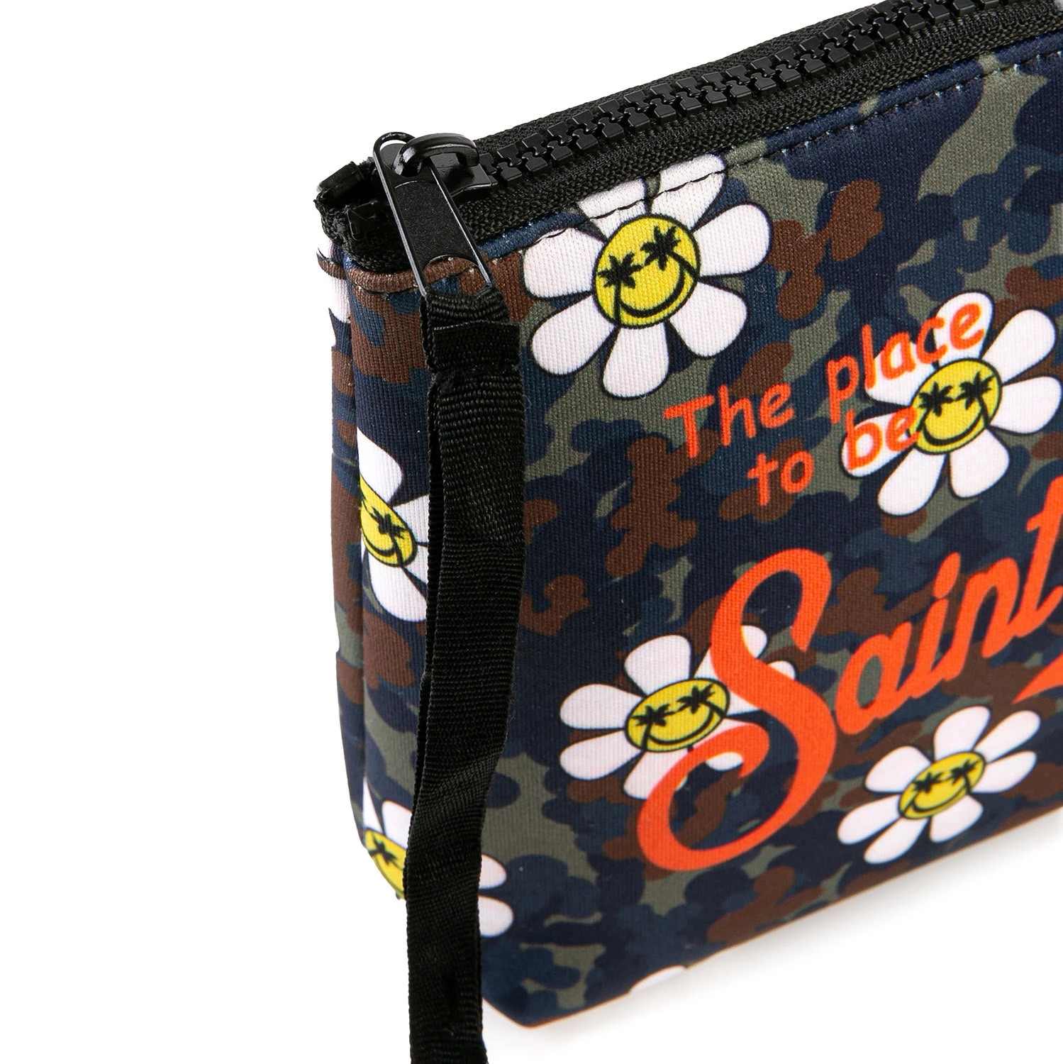 Aline Scuba Pochette With Daisy Print 4 Aline Scuba Pochette With Daisy Print - Image 2