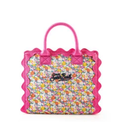 MC2 Saint Barth Colette Flower Print Canvas Trimmed Bag -Chic Carry Deals Store IMG 0166 1