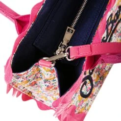 MC2 Saint Barth Colette Flower Print Canvas Trimmed Bag -Chic Carry Deals Store IMG 0190