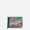 MC2 Saint Barth Aline Scuba Pochette With Multicolor Paisley Print