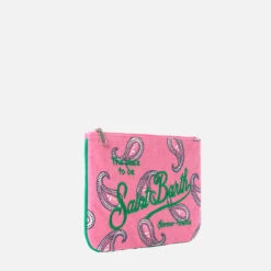 MC2 Saint Barth Parisienne Paisley Terry Pochette With Saint Barth Embroidery -Chic Carry Deals Store PARISIENNE POCHETTE PAISLEY PINK SPONGE.3 bea4e436 56c7 4365 9ef8 12aa2958a434
