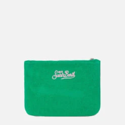 MC2 Saint Barth Parisienne Green Terry Pochette With Saint Barth Embroidery -Chic Carry Deals Store PARISIENNE POCHETTE SPONGE GREEN LOGO.2 a365e053 7f87 4b63 9280 afaf03f3cfc4
