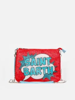 Parisienne Red Beadedpochette