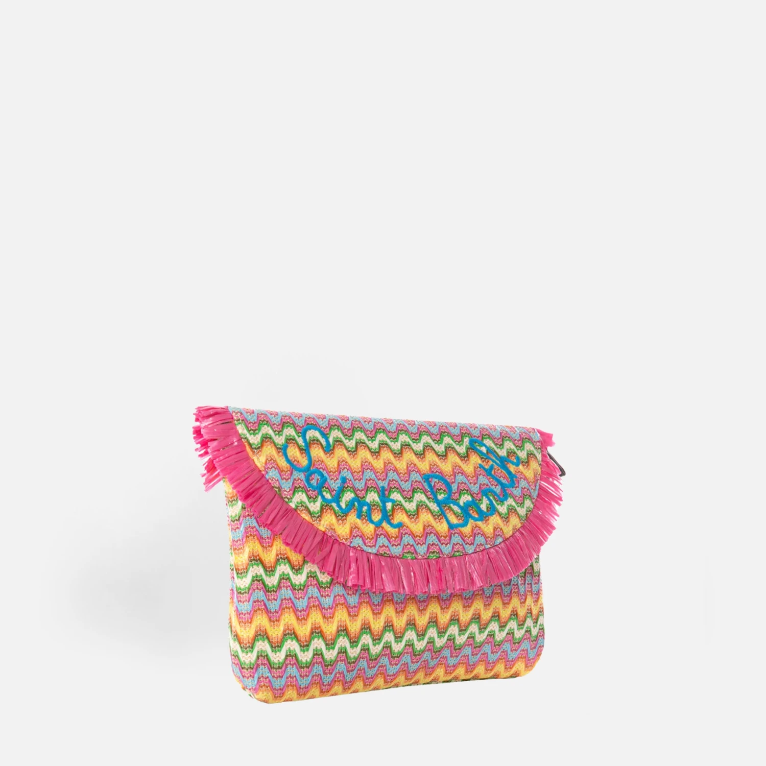 MC2 Saint Barth Straw Pochette With Fringes 6 MC2 Saint Barth Straw Pochette With Fringes - Image 4