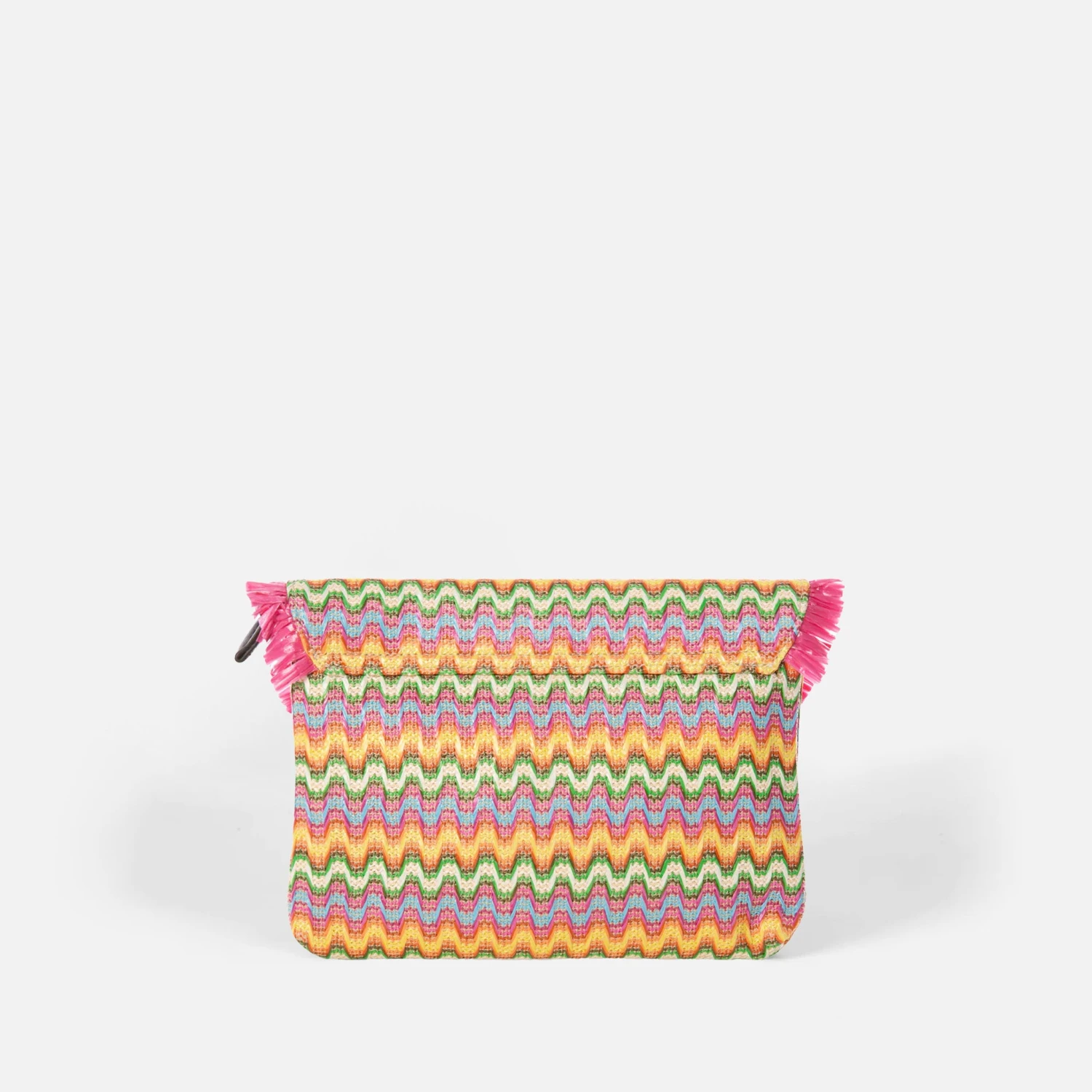 MC2 Saint Barth Straw Pochette With Fringes 5 MC2 Saint Barth Straw Pochette With Fringes - Image 3