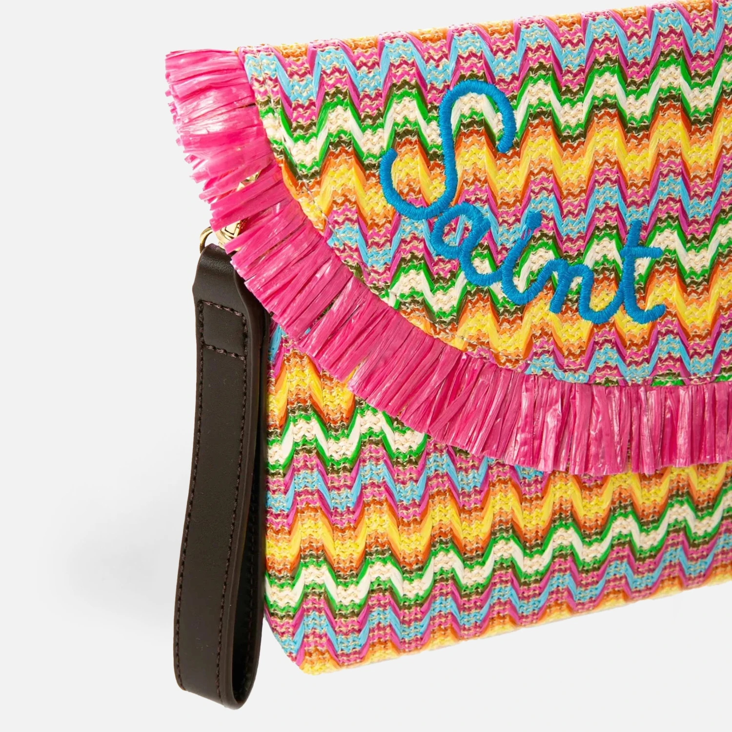 MC2 Saint Barth Straw Pochette With Fringes 4 MC2 Saint Barth Straw Pochette With Fringes - Image 2