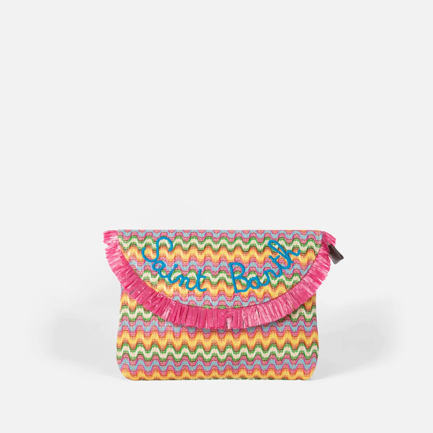 MC2 Saint Barth Straw Pochette With Fringes 3 MC2 Saint Barth Straw Pochette With Fringes