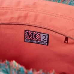 MC2 Saint Barth Vanity Gobelin Shoulder Bag With Palms And Sea Embroidery -Chic Carry Deals Store VANI001504279D 4