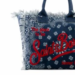 MC2 Saint Barth Vanity Shoulder Bag With Embroidery -Chic Carry Deals Store VANITY SHOULDER BAG BANDANNA.1