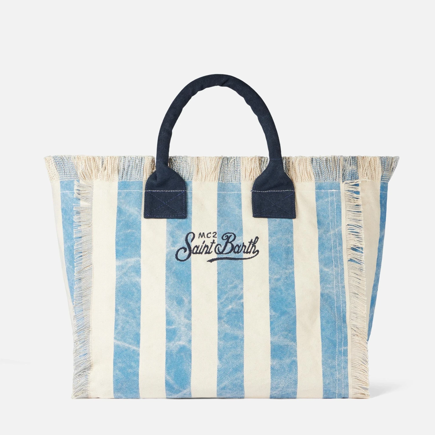 MC2 Saint Barth Vanity Canvas Shoulder Bag With Alassio Print 5 MC2 Saint Barth Vanity Canvas Shoulder Bag With Alassio Print - Image 3