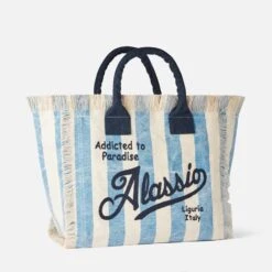 MC2 Saint Barth Vanity Canvas Shoulder Bag With Alassio Print 11 MC2 Saint Barth Vanity Canvas Shoulder Bag With Alassio Print -Chic Carry Deals Store alassio canvas vanity bag 3