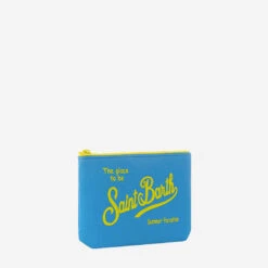 MC2 Saint Barth Aline Light Blue Scuba Pochette -Chic Carry Deals Store aline blue yellow 2