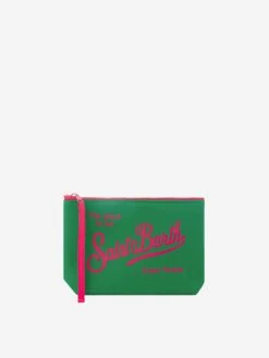 MC2 Saint Barth Aline Green Scuba Pochette