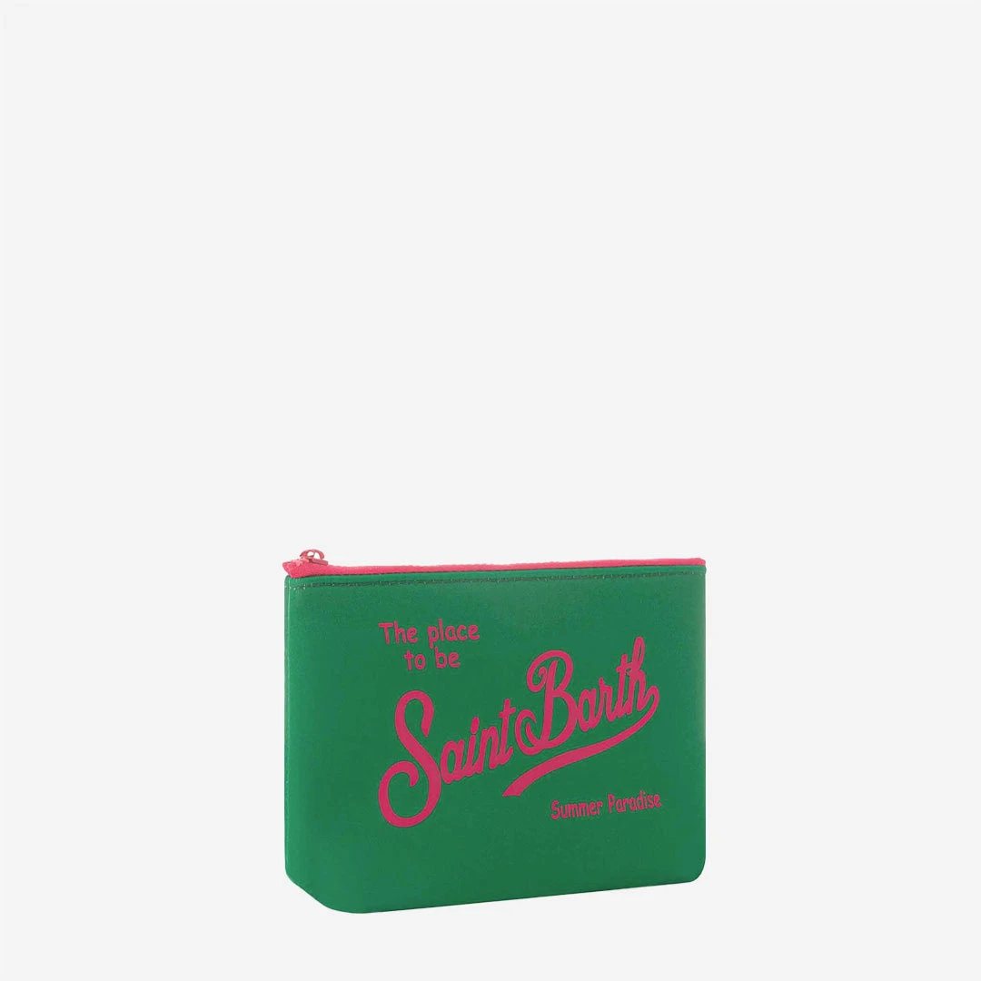 MC2 Saint Barth Aline Green Scuba Pochette 5 MC2 Saint Barth Aline Green Scuba Pochette - Image 3