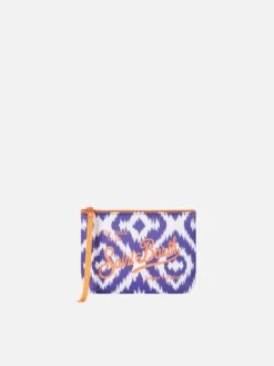 MC2 Saint Barth Aline Scuba Pochette With Ethnic Print