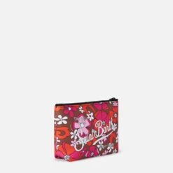 MC2 Saint Barth Aline Scuba Pochette With Multicolor Flower 9 MC2 Saint Barth Aline Scuba Pochette With Multicolor Flower -Chic Carry Deals Store aline pochette flowers summer 4