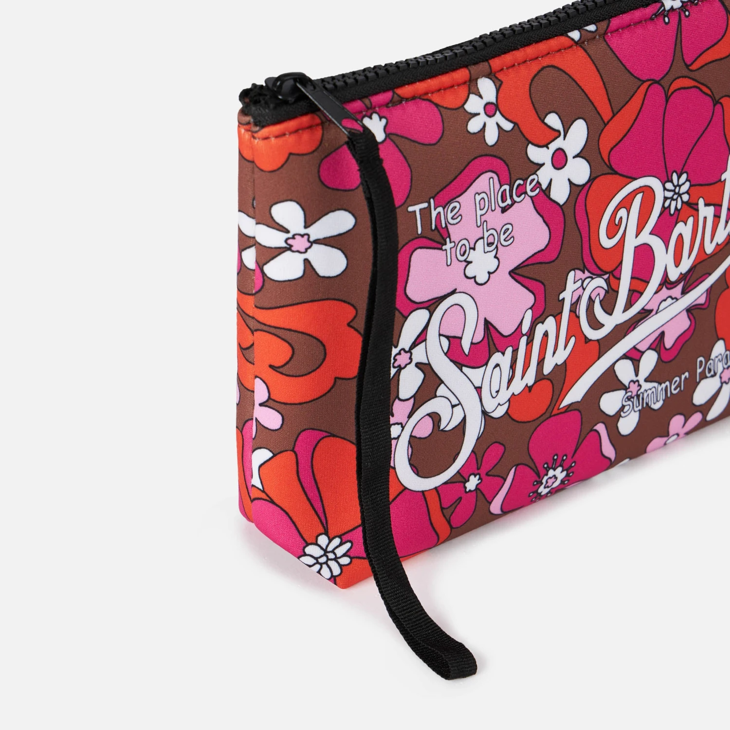 MC2 Saint Barth Aline Scuba Pochette With Multicolor Flower 4 MC2 Saint Barth Aline Scuba Pochette With Multicolor Flower - Image 2