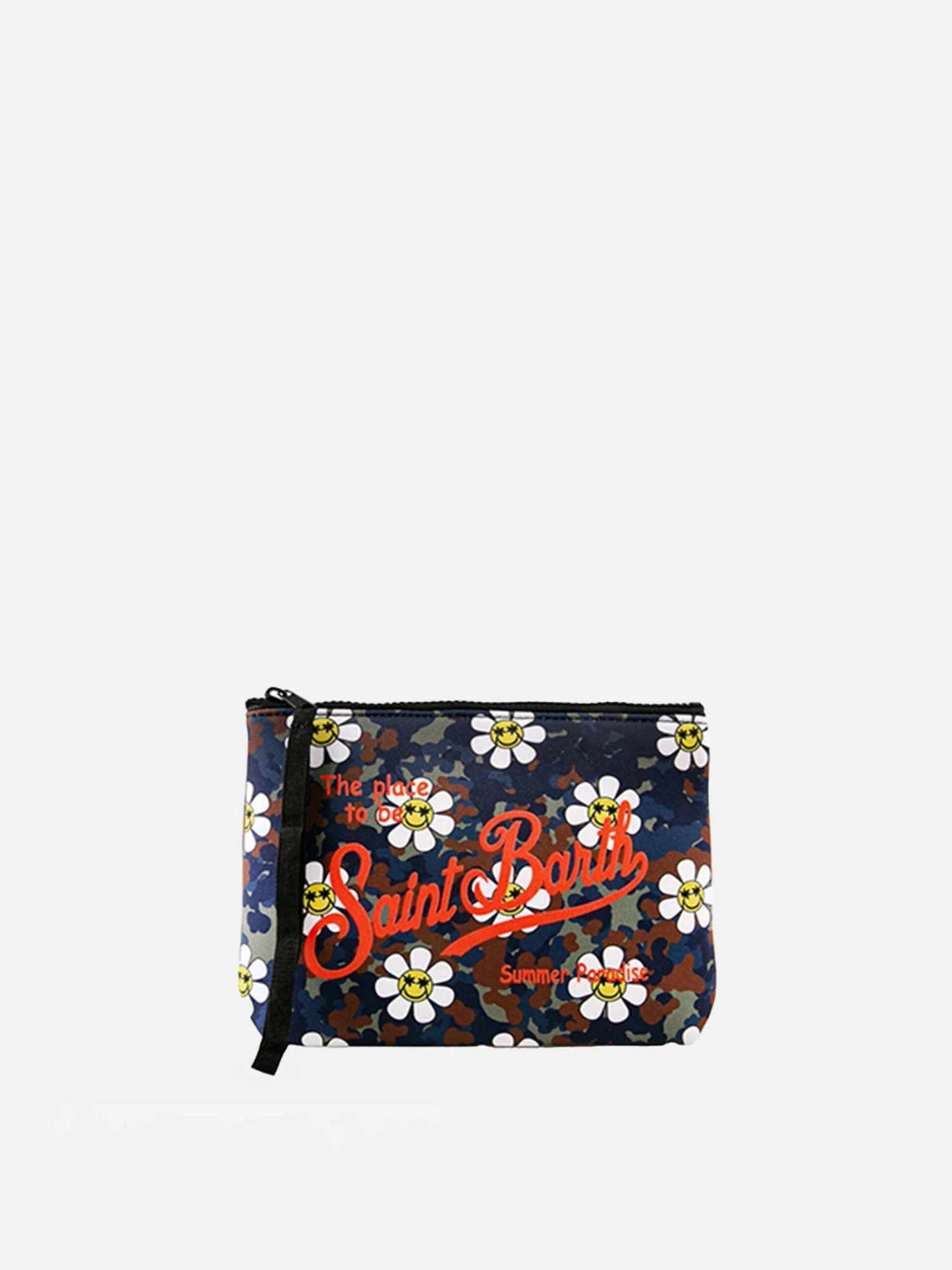 Aline Scuba Pochette With Daisy Print 3 Aline Scuba Pochette With Daisy Print