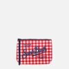 Aline Scuba Pochette With Red Gingham Print 1 Aline Scuba Pochette With Red Gingham Print -Chic Carry Deals Store aline pochette small scuba94copia