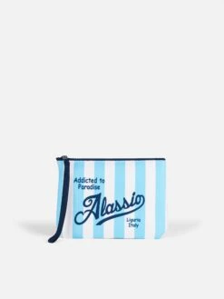 MC2 Saint Barth Aline Terry Pochette With Alassio Print