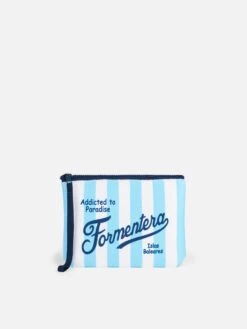 MC2 Saint Barth Aline Terry Pochette With Formentera Print