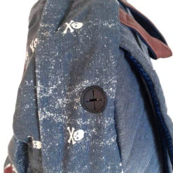 Micro Skull Canvas Backpack -Chic Carry Deals Store backpack men skull