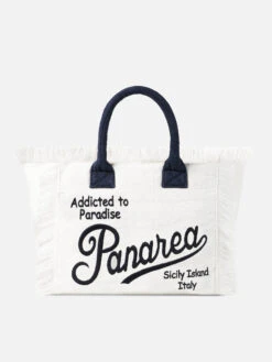 MC2 Saint Barth Vanity Terry Shoulder Bag With Panarea Embroidery