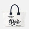 MC2 Saint Barth Vanity Terry Shoulder Bag With Paris Embroidery