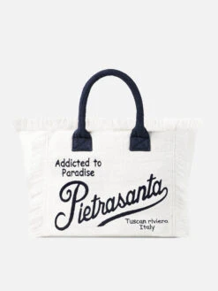 MC2 Saint Barth Vanity Terry Shoulder Bag With Pietrasanta Embroidery