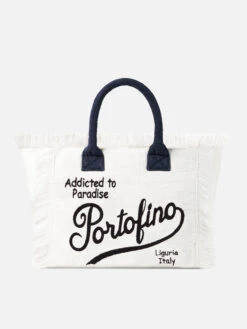 MC2 Saint Barth Vanity Terry Shoulder Bag With Portofino Embroidery