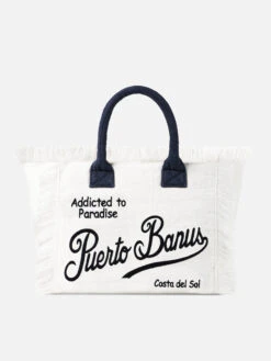 MC2 Saint Barth Vanity Terry Shoulder Bag With Puerto Banus Embroidery