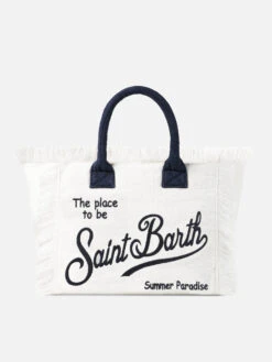 MC2 Saint Barth Vanity Terry Shoulder Bag With Saint Barth Embroidery