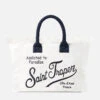 MC2 Saint Barth Vanity Terry Shoulder Bag With Saint Tropez Embroidery -Chic Carry Deals Store bag terry white sainttropezcopia