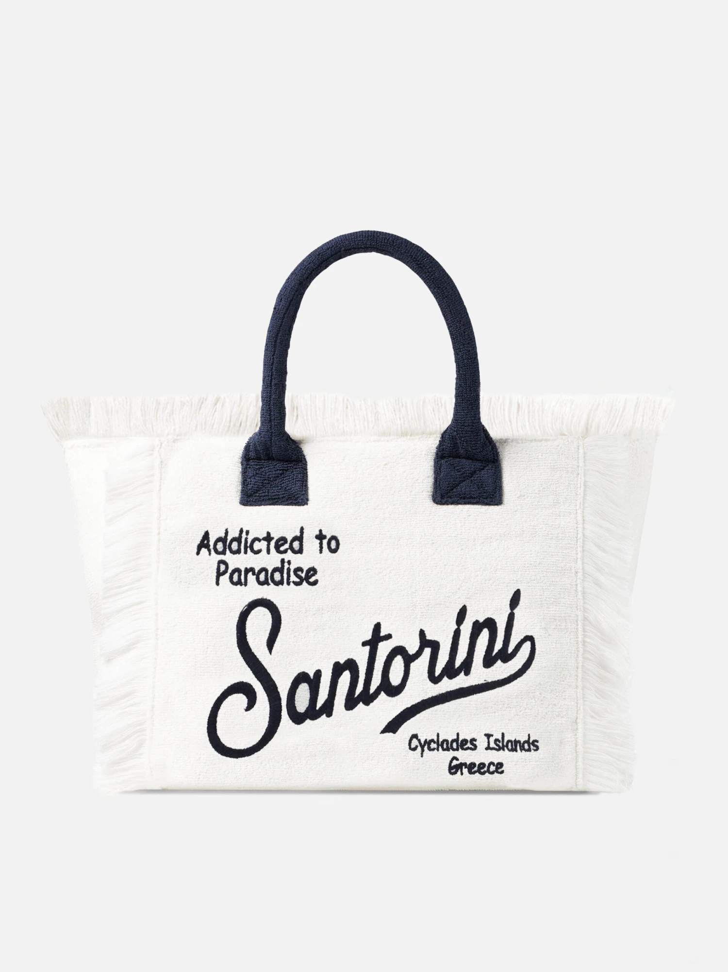 MC2 Saint Barth Vanity Terry Shoulder Bag With Santorini Embroidery 3 MC2 Saint Barth Vanity Terry Shoulder Bag With Santorini Embroidery