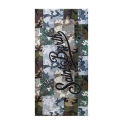 MC2 Saint Barth Microfiber Beach Towel With Camouflage Print