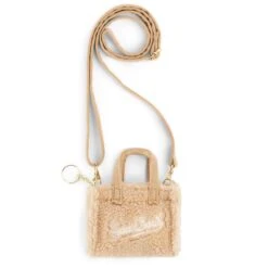 MC2 Saint Barth Beige Teddy Key Holder -Chic Carry Deals Store beige key bag teddy 2
