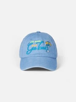 MC2 Saint Barth Denim Cap With Gin Tonic Patch