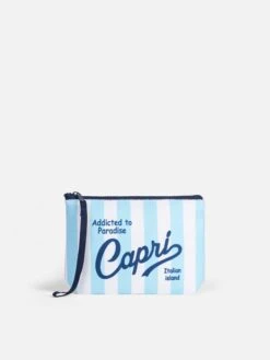 MC2 Saint Barth Aline Terry Pochette With Capri Print
