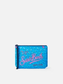 MC2 Saint Barth Aline Scuba Pochette With Cats Print