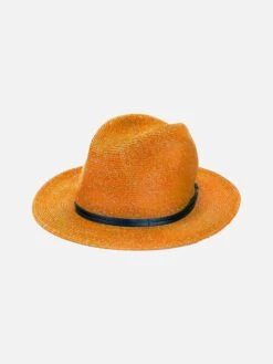 Orange Straw Hat