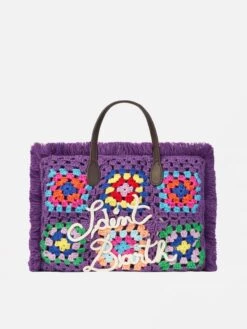 MC2 Saint Barth Colette Crochet Tiles Handbag