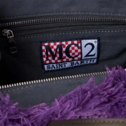 MC2 Saint Barth Colette Crochet Tiles Handbag -Chic Carry Deals Store colette crochet purple handbag 4