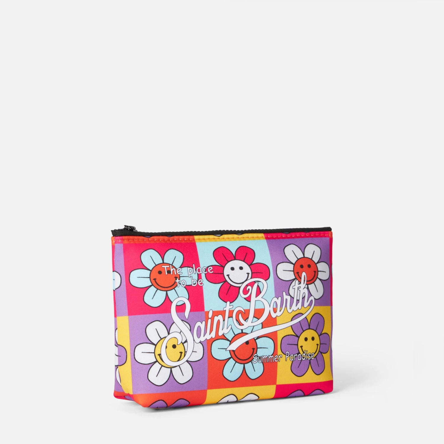 MC2 Saint Barth Aline Scuba Pochette With Daisy Smile Print 6 MC2 Saint Barth Aline Scuba Pochette With Daisy Smile Print - Image 4