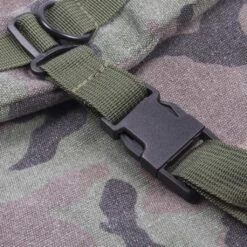 Canvas Camouflage Backpack -Chic Carry Deals Store dettaglio zaino militare