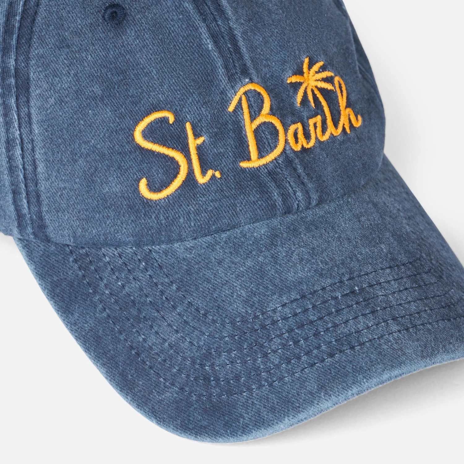 MC2 Saint Barth Denim Cap With St. Barth Embroidery 4 MC2 Saint Barth Denim Cap With St. Barth Embroidery - Image 2