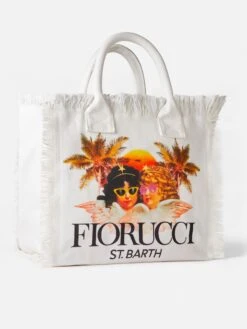 MC2 Saint Barth Vanity White Canvas Shoulder Bag With Fiorucci Angels Print | FIORUCCI SPECIAL EDITION -Chic Carry Deals Store fiorucci canvas vanity bag 3 2681cfce 69f4 44cb 80da 3b5c77602c0e