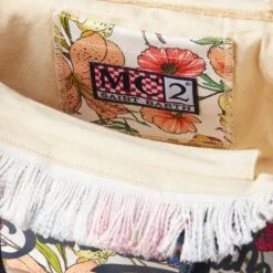 MC2 Saint Barth Colette Canvas Handbag With Flower Print -Chic Carry Deals Store flower colette handbag canvas 4