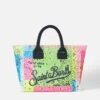 MC2 Saint Barth Colette Cotton Canvas Handbag With Fluo Bandanna Print 2 MC2 Saint Barth Colette Cotton Canvas Handbag With Fluo Bandanna Print -Chic Carry Deals Store fluo bandanna colette handbag 1copia